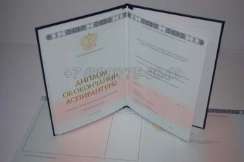 Диплом Аспирантуры 2019г в Пскове
